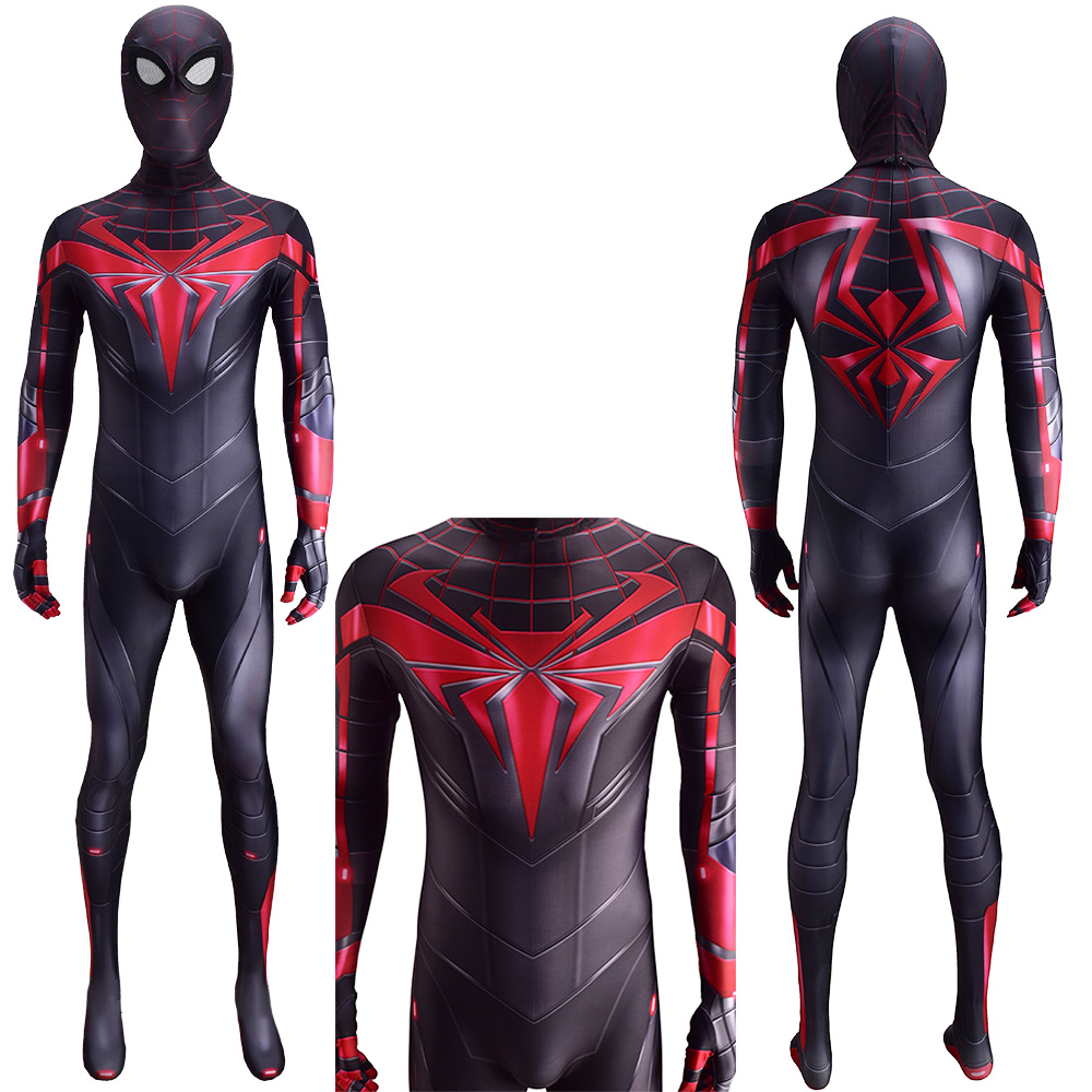Marvels Spider Man Miles Morales Morales Halloween Cosplay Party Show ...